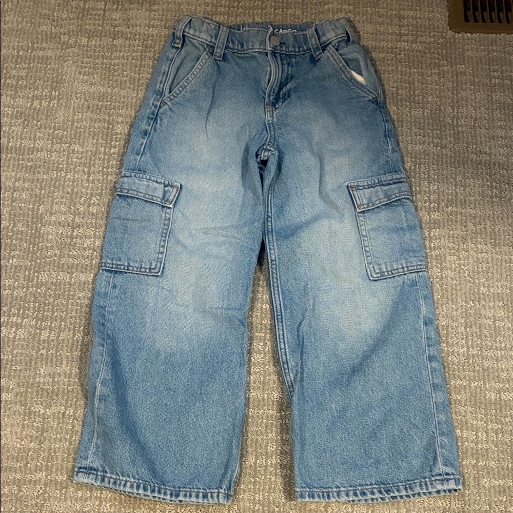 GAP Kids Blue Cargo Jeans